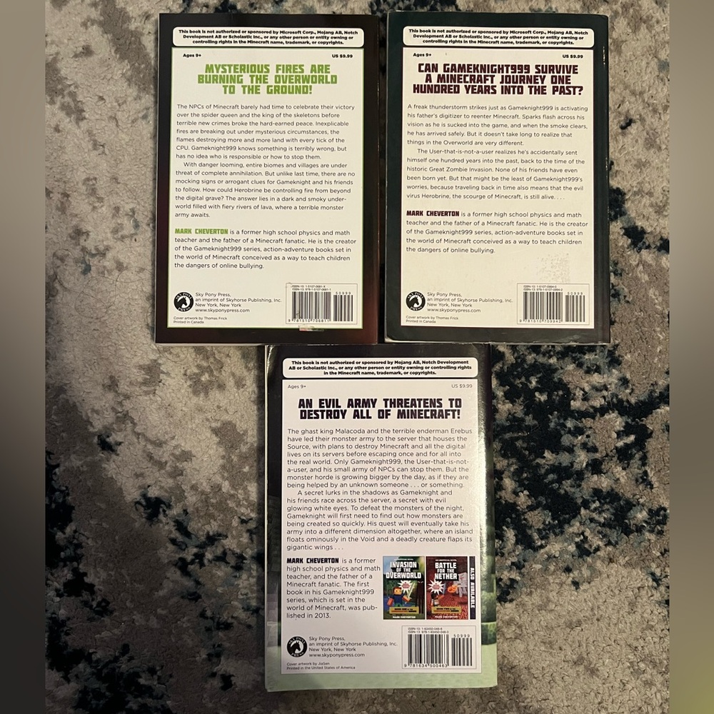 Minecrafter’s Adventure for kids, Set of Three Unofficial Novels - Picture 2 of 5